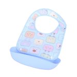Bavoirs imperméables en Silicone pour bébé | Serviette Saliva pour bébé, tabliers de dessin animé pour bébé, chiffons détachables Bandana 1226