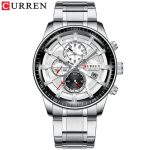 Hommes montres CURREN haut de gamme marque de luxe mode Quartz hommes montre étanche chronographe affaires montre-bracelet Relogio Masculino