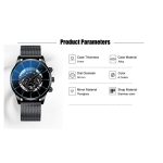 2020 montre pour hommes creux mode Ultra mince montres Date hommes affaires en acier inoxydable maille ceinture Quartz montre Relogio Masculino