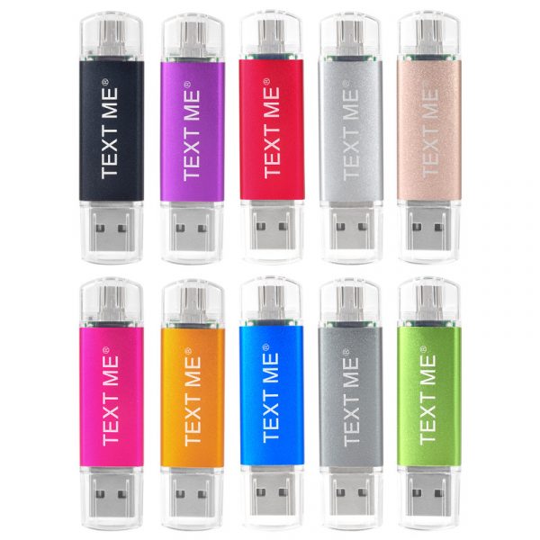 Texte moi créatif OTG usb 2.0 64GB clé USB lecteur de stylo 4GB 8GB 16GB 32GB clé de mémoire