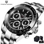 PAGANI DESIGN affaires hommes montres 100M étanche Sport montre-bracelet saphir Daytona acier inoxydable hommes chronographe montre nouveau