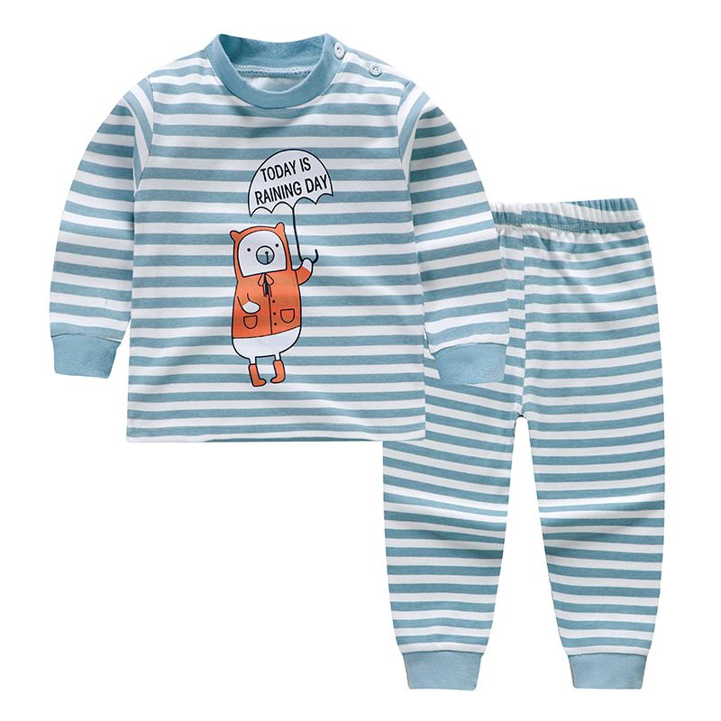 2020-Cartoon-Print-bébé-garçons-filles-pyjamas-ensembles-coton-bambin-vêtements-de-nuit-automne-hiver-à-manches-longues-hauts-+-pantalons-2-pièces-1-3-ans 2020 Cartoon Print bébé garçons filles pyjamas ensembles coton bambin vêtements de nuit automne hiver à manches longues hauts + pantalons 2 pièces 1-3 ans