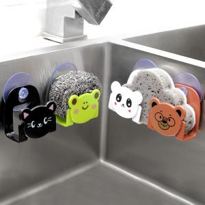 Éponge étagère de rangement panier lavage tissu/toilette savon étagère organisateur cuisine Gadgets accessoires fournitures produit