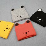 Pudcoco 2020 nouveau bébé 3D dessin animé chapeau printemps automne bébé chapeau pour garçons filles tricoté casquette hiver chaud couleur unie enfants chapeau