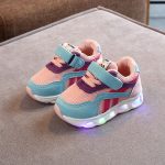 Taille 21-30 chaussures Led pour enfants garçons filles baskets lumineuses chaussures lumineuses pour enfant baskets garçons bébé baskets avec semelle lumineuse