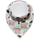 Bibelots Triangle en coton pour bébé | Écharpe en coton pour enfants, Baberos, bavoir Dribble, bavoir absorbant, pour nouveau-né