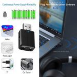 USB Bluetooth 5.0 émetteur récepteur 3 en 1 EDR adaptateur Dongle 3.5mm AUX pour TV PC casque maison stéréo voiture HIFI Audio