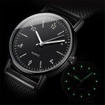Mode dames haut de gamme montre à Quartz en acier inoxydable cadran lumineux loisirs montre-bracelet montres horloge cadeau Relogiio Feminino