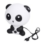Mignon Panda lampe de Table bébé enfant chambre lampe de chevet dessin animé Animal créatif lumière chaude ménage économie d'énergie