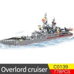 1000 + pièces militaire navire de guerre marine avion armée chiffres blocs de Construction LegoINGlys armée navire de guerre Construction briques enfants jouets