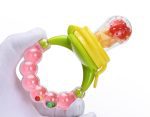 1 pièces couleur mamelon aliments frais lait grignoteuse mangeoire alimentation sûre bébé fournitures mamelon tétine sucette biberons bébé sucette