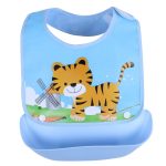 Bavoirs imperméables en Silicone pour bébé | Serviette Saliva pour bébé, tabliers de dessin animé pour bébé, chiffons détachables Bandana 1226