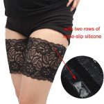 Bandes de cuisse d'été dentelle jambières femme enceinte Silicone anti-dérapant bandes de cuisse Anti-Friction femmes jambières