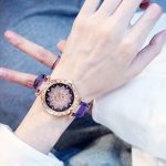 2019 femmes montres ensemble ciel étoilé dames Bracelet montre décontracté en cuir sport Quartz montre-Bracelet horloge Relogio Feminino