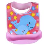 Bavoirs imperméables en Silicone pour bébé | Serviette Saliva pour bébé, tabliers de dessin animé pour bébé, chiffons détachables Bandana 1226