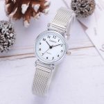Meilleure vente femmes décontracté Quartz mode maille ceinture montre analogique montre-bracelet pour les femmes Laides Relogio Feminino Dropshipp 2020Ja