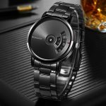 Livraison gratuite femmes mode hommes montres créatives hommes en acier inoxydable Quatrz montres de luxe personnalisé hommes montres horloge