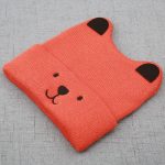 Pudcoco 2020 nouveau bébé 3D dessin animé chapeau printemps automne bébé chapeau pour garçons filles tricoté casquette hiver chaud couleur unie enfants chapeau