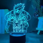 Anime Naruto Uzumaki Led veilleuse équipe 7 Sasuke Kakashi Hatake enfants chambre veilleuse Itachi Uchiha 3d lampe enfant cadeau de noël