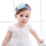 Bandeau style coréen pour nouveau-né | Accessoires de cheveux, bandeau avec fleurs, pour bébés filles, accessoires de cheveux, accessoire de photos photographiées et soi-même pour enfants