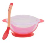 Ensemble de bols pour bébé | Bol d'entraînement, cuillère service de table bol à dîner apprentissage des plats avec ventouse, enfants formation vaisselle TSLM