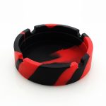 Cendrier circulaire en Silicone | Nouveau cendrier en Silicone, psychedelique doux rond, support de fumée de verre, cendrier sur mesure porte-Cigarette