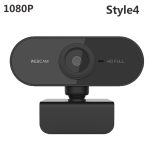 1080P 720p 480p HD Webcam avec micro rotatif PC de bureau Web caméra Cam Mini ordinateur WebCamera Cam enregistrement vidéo travail