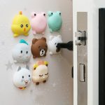 Butoir de porte en caoutchouc dessin animé | Mode, bouton de porte, verrouillage de la garde-boue, protection de la porte, protection murale contre les chocs