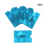 10PC Anti Rfid couleurs bloquant lecteur porte-carte Id porte-cartes de banque Protection métal carte de crédit porte-notes Aluminium organisateur