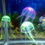 Aléatoire artificiel Aquarium méduse ornement décor brillant effet Aquarium décoration aquatique fournitures pour animaux de compagnie accessoires pour la maison