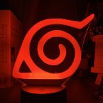 Japonais Anime Naruto Figure 3d lampe de nuit pour enfants chambre décor veilleuse meilleur cadeau d'anniversaire enfant chevet Led veilleuse
