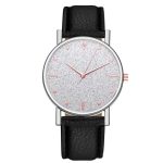 2020 Top marque haute qualité strass femmes dames montres simples Faux cuir analogique Quartz montre-bracelet horloge Saat cadeau