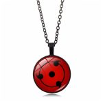 Anime NARUTO Uchiha Itachi Akatsuki Cosplay accessoires pendentif Sasuke Sharingan Pain Rinnegan métal gemme collier rétro bijoux