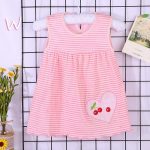 Robes a-ligne sans manches vêtements de sport Mini princesse robe mignonne coton bébé 0-24 mois fille robe