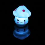 Nouveau 1pc LED veilleuse coloré champignon appuyer vers le bas toucher chambre bureau lampe de chevet pour bébé enfants cadeaux de noël Design d'intérieur