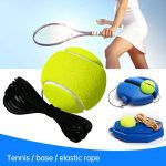 Outil d'entraînement de Tennis robuste plinthe dispositif de Sparring exercice balle de Tennis Sport auto-étude balle de rebond avec entraîneur de Tennis