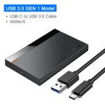 Baseus HDD Cas 2.5 SATA vers USB 3.0 Type C 3.1 Adaptateur Boîtier de DISQUE DUR Externe Support Pour Disque Dur 6 to HD DISQUE dur SSD HDD Caddy