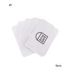 1/4/5/10 pièces en aluminium feuille RFID boîtier anti-degauss porte-carte Protection jeu de cartes bancaires sac de Protection NFC antivol porte-carte