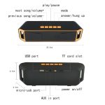 Stéréo Surround Bluetooth haut-parleur récepteur Super basse sans fil haut-parleurs FM Radio haut-parleur Bluetooth Subwoofer extérieur maison