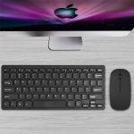 2.4G sans fil Bluetooth clavier avec souris pour tablette ordinateur portable iPad téléphone intelligent Support IOS Android téléphone russe espagnol