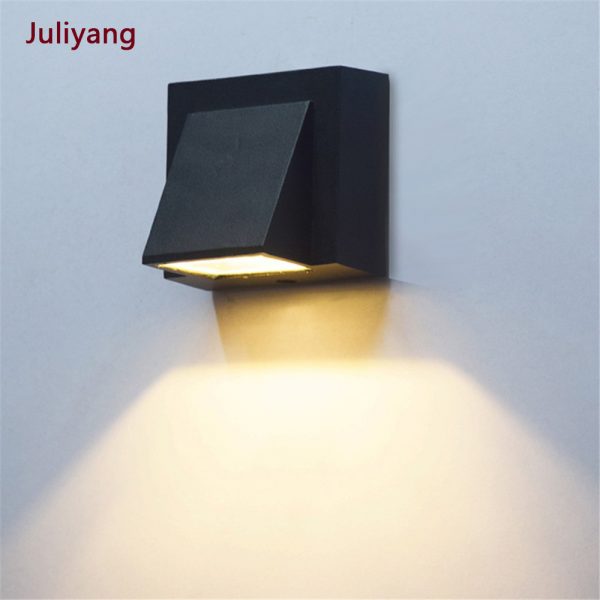3W 6W moderne simple créatif extérieur étanche applique murale LED cour lampes porte lampe terrasse balcon jardin applique murale
