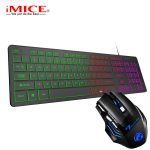 Clavier d'ordinateur souris casque Combos clavier chocolat avec 3 couleurs rétro-éclairé 2400DPI respiration rétro-éclairé souris rvb éclairage écouteur