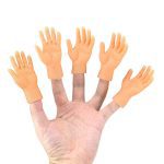 2 pièces/ensemble Mini doigt Halloween Mini mains minuscule main droite gauche pour le Costume de fête de jeu