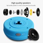 Mini haut-parleur Bluetooth Portable étanche sans fil mains libres haut-parleurs, pour douches, salle de bain, piscine, voiture, plage et Outdo