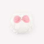Shorts bouffants pour bébés filles | Culottes 100% coton pour enfants, sous-vêtements pour bébés garçons tout-petit, culottes à nœud papillon, couleur unie