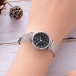 Meilleure vente femmes décontracté Quartz mode maille ceinture montre analogique montre-bracelet pour les femmes Laides Relogio Feminino Dropshipp 2020Ja