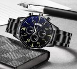 Montre bracelet à Quartz lumineux SOXY hommes montres classique calendrier hommes affaires acier montre relogio masculino populaire saati heures