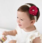 Bandeau style coréen pour nouveau-né | Accessoires de cheveux, bandeau avec fleurs, pour bébés filles, accessoires de cheveux, accessoire de photos photographiées et soi-même pour enfants