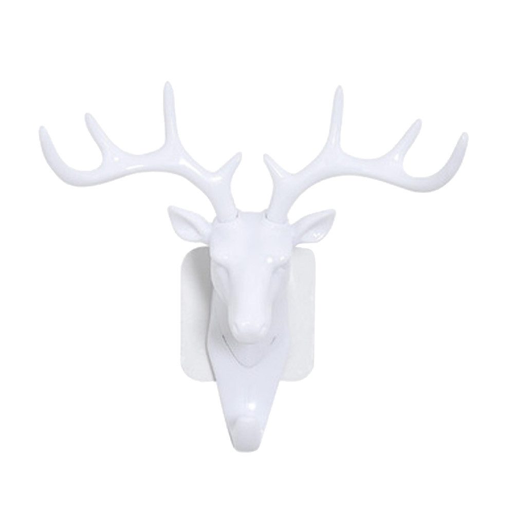 Statue déco - Type 22 - Tête de cerf en bois 3D - Décoration murale - Design contemporain