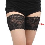 Bandes de cuisse d'été dentelle jambières femme enceinte Silicone anti-dérapant bandes de cuisse Anti-Friction femmes jambières